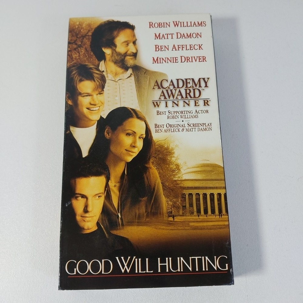 Good Will Hunting VHS Matt Damon, Robin Williams‎ Drama